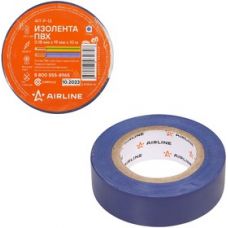 Изолента ПВХ синяя 19 мм х 10 м Airline